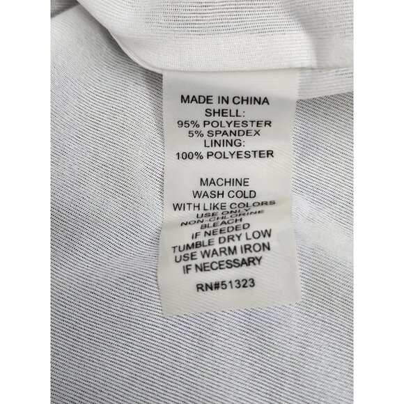 Chaus New York Chevron Print Dress L modern casual 3/4 Sleeves Comfortable & Sty - Picture 5 of 7